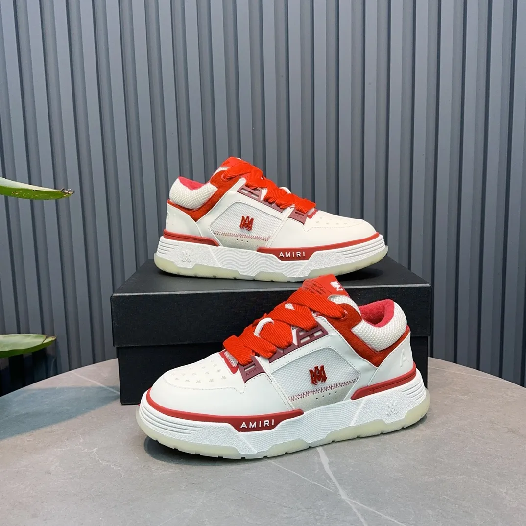 Men's shoes 💰660💰 AMIRI AMIRI trendy brand hot sale 🔥 Available all year round, couples 💑 Official website synchronization Imported fabrics 1⃣️ vs 1⃣️ replica, original factory special original sole, 35-45 (45. non-refundable)